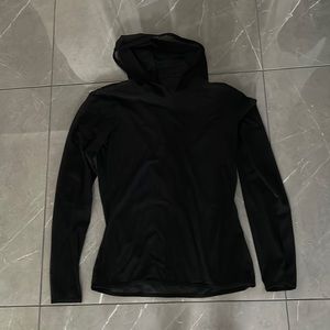 Black Sheer Hoodie - Size S/M - Excellent Condition